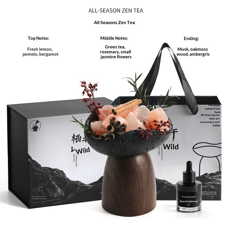 ZenStone Crystal Aroma Diffuser – Natural Essential Oil Fragrance Decor