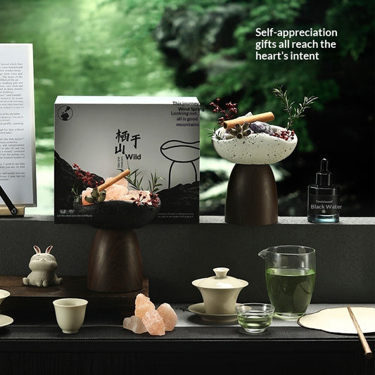 ZenStone Crystal Aroma Diffuser – Natural Essential Oil Fragrance Decor