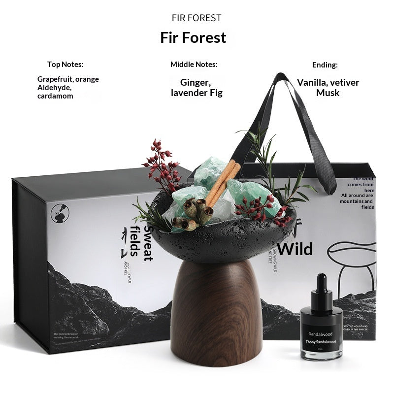 ZenStone Crystal Aroma Diffuser – Natural Essential Oil Fragrance Decor