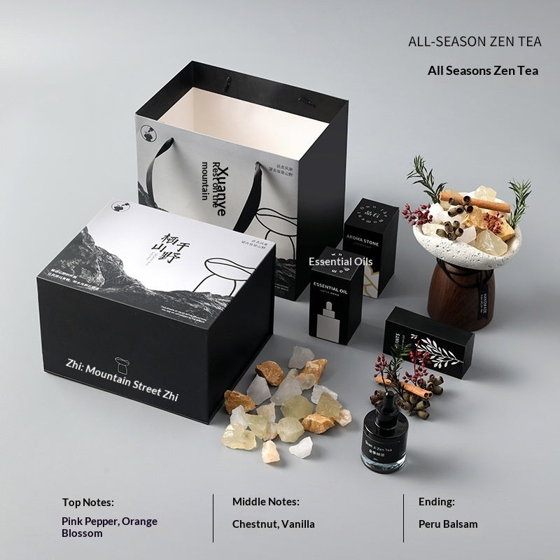 ZenStone Crystal Aroma Diffuser – Natural Essential Oil Fragrance Decor