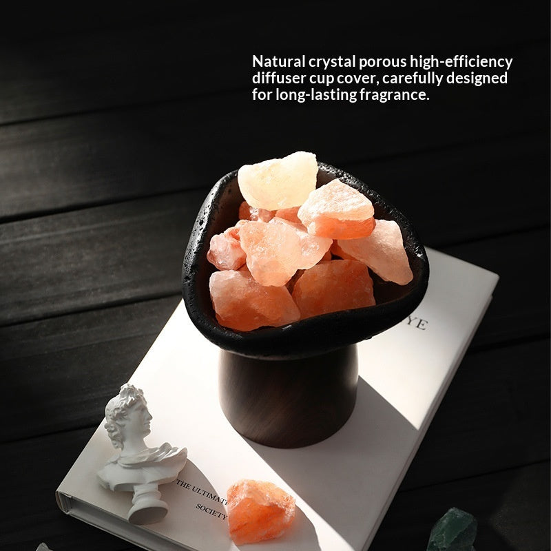 ZenStone Crystal Aroma Diffuser – Natural Essential Oil Fragrance Decor