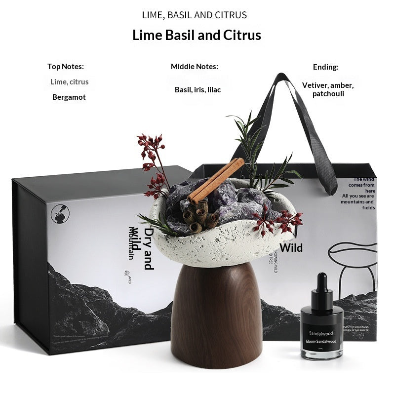 ZenStone Crystal Aroma Diffuser – Natural Essential Oil Fragrance Decor