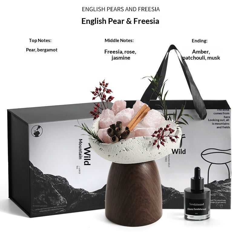 ZenStone Crystal Aroma Diffuser – Natural Essential Oil Fragrance Decor