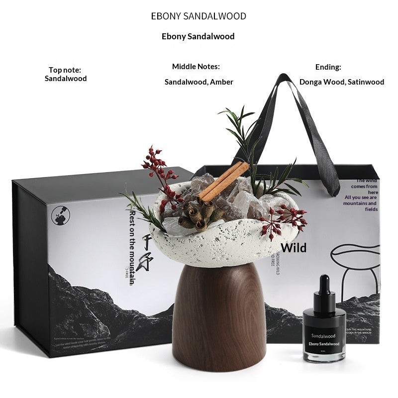 ZenStone Crystal Aroma Diffuser – Natural Essential Oil Fragrance Decor