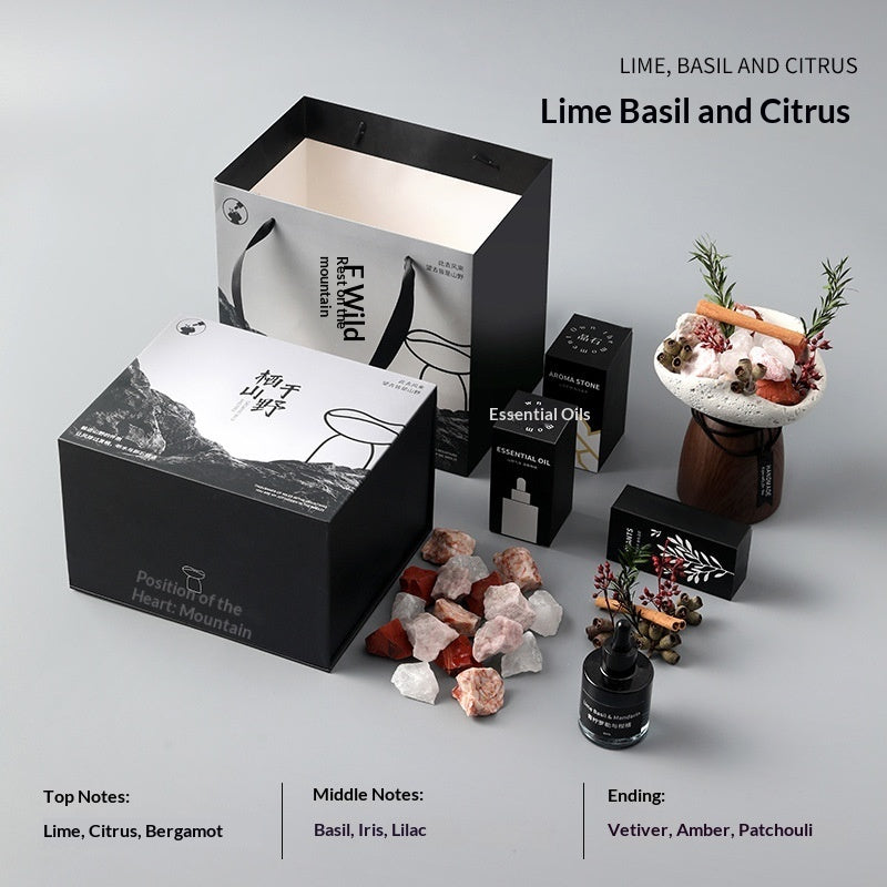 ZenStone Crystal Aroma Diffuser – Natural Essential Oil Fragrance Decor