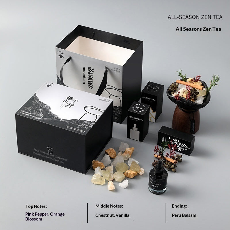 ZenStone Crystal Aroma Diffuser – Natural Essential Oil Fragrance Decor