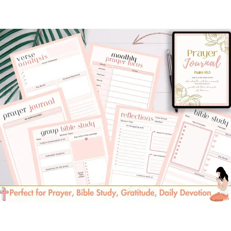 Prayer Journal and Notebook