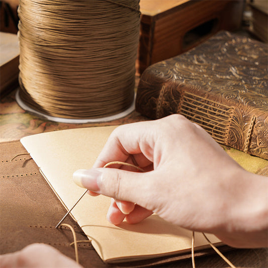The Wanderer’s Leather Journal – Vintage Cowhide Notebook for Writing, Sketching & Reflection